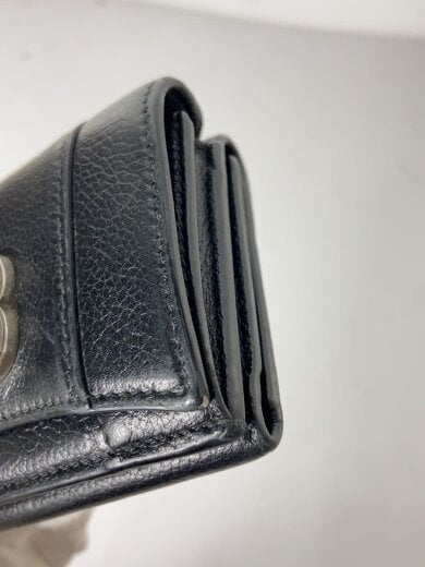 商品画像：3つ折り財布/黒/ブラック/無地/レディース/600212/ミニ財布/コンパクト 8