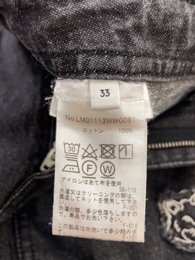 商品画像：ボトム/33/コットン/ブラック/LM01113WW0081/デニム/ワークパンツ/キツネ// 5