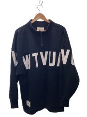 スウェット/4/コットン/BLK/212ATDT-CSM12/21AW/STENCIL MID ZIP COPO