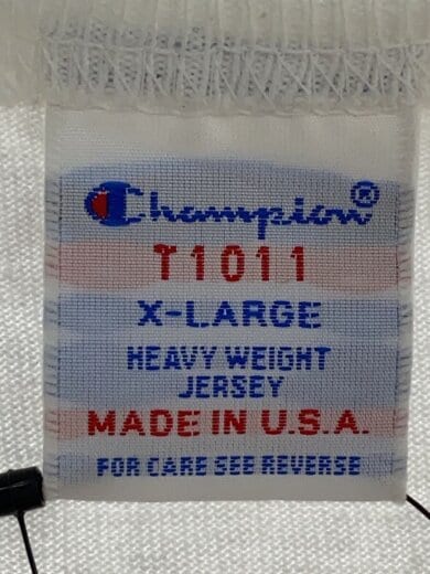 商品画像：Tシャツ/XL/コットン/WHT/無地/T1011 4