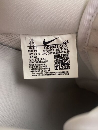 商品画像：AIR FORCE 1 07 PRM_エア フォース 1 07 プレミアム/27.5cm/WHT/レザー 5