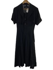 半袖ワンピース/M/レーヨン/BLK
