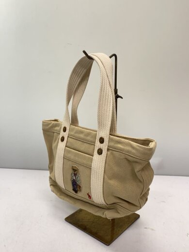 商品画像：ハンドバッグ/キャンバス/BEG/POLO BEAR 2