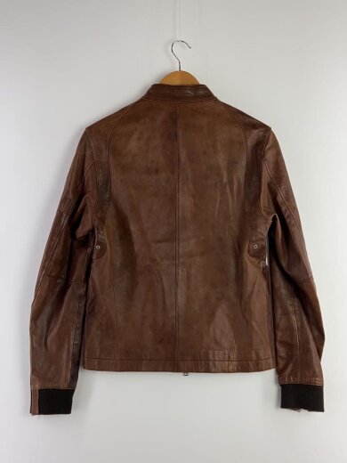 商品画像：レザージャケット・ブルゾン/M/羊革/BRW/無地/HAO3007RC 2