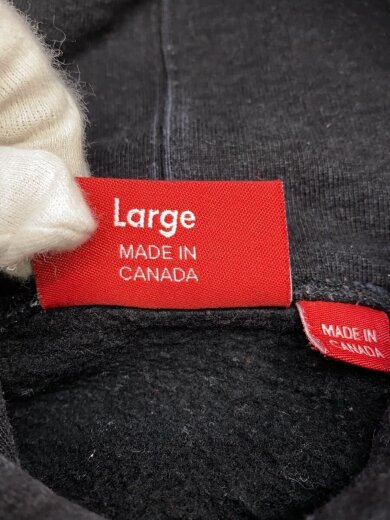 商品画像：パーカー/L/コットン/BLK/無地 4