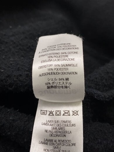 商品画像：パーカー/L/コットン/BLK/無地 5