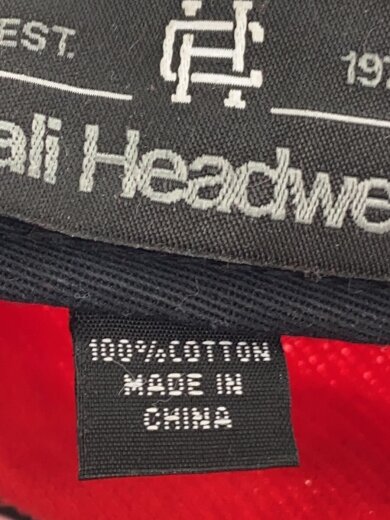 商品画像：キャップ/FREE/コットン/RED/無地/メンズ 6