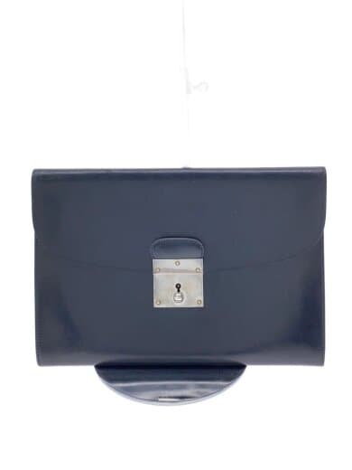 商品画像：クラッチバッグ/レザー/BLK/無地// 1