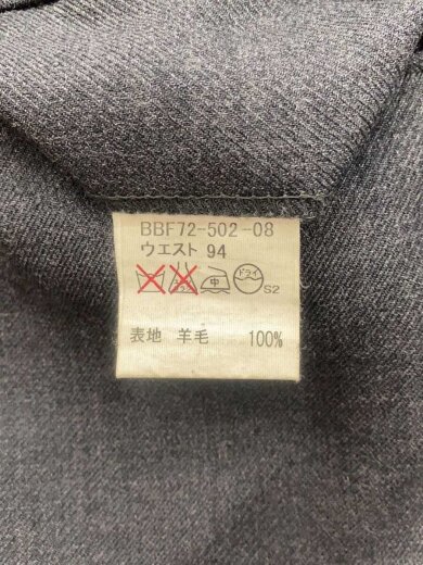 商品画像：スラックスパンツ/94/ウール/GRY/無地/BBF72-502-08 5