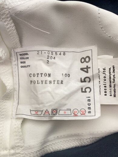 商品画像：Tシャツ/2/コットン/WHT/ボーダー/21-05548// 3