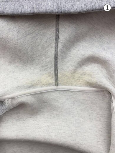 商品画像：ジップパーカー/2/コットン/GRY/無地/22-06080 6