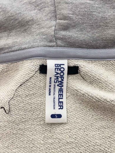 商品画像：ジップパーカー/S/コットン/GRY/無地// 3