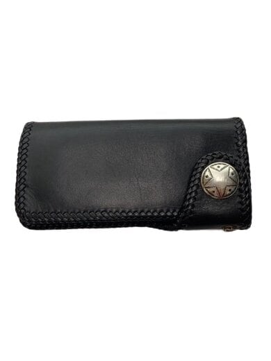 商品画像：長財布/レザー/BLK/メンズ 1