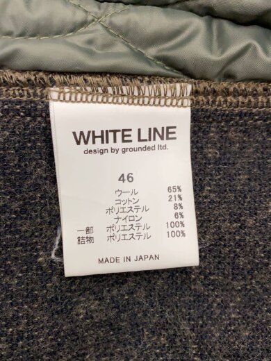 商品画像：キルティングジャケット/46/ウール/KHK/無地// 4