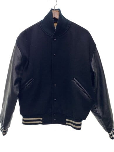 商品画像：UNIVERSITY SHOP/スタジャン/M/ウール/BLK/ULW-12220// 1