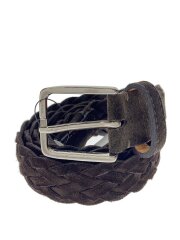 ベルト/レザー/BRW/メンズ/編み込み