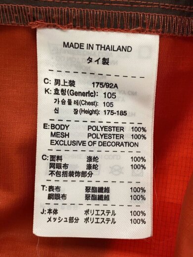 商品画像：マウンテンパーカ/L/ポリエステル/ORN/289871-221 4