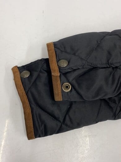 商品画像：ロングダウンジャケット/M/コットン/BLK/無地 6