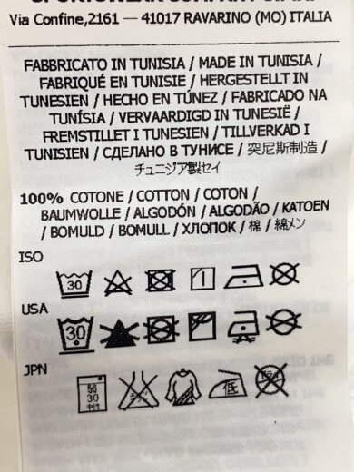 商品画像：Tシャツ/S/コットン/WHT 5