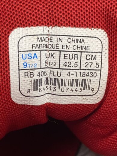 商品画像：ハイカットスニーカー/27.5cm/RED/RB　405　FLU　4-118430 5