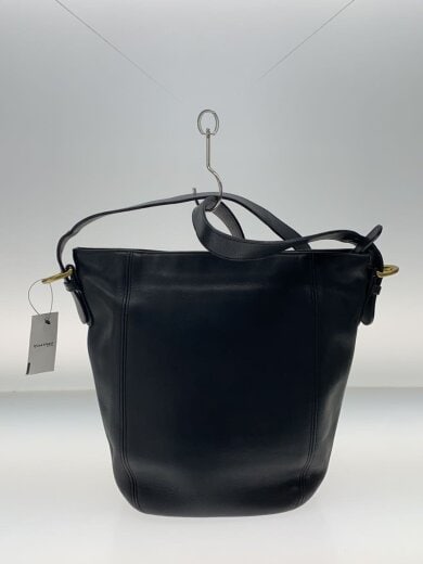 商品画像：ショルダーバッグ/レザー/BLK/無地/0753-328 3