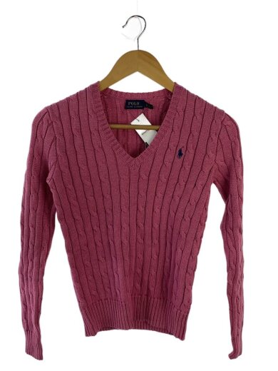 商品画像：ニット・セーター(薄手)/XS/コットン/PNK 1