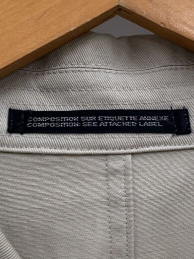 商品画像：ステンカラーコート/L/コットン/BEG 3