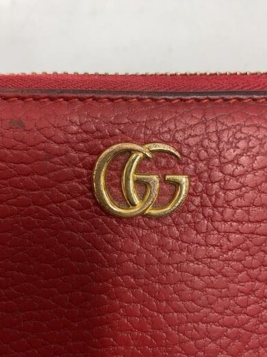 商品画像：ジップアラウンドウォレット_GGマーモント/レザー/RED/レディース 3