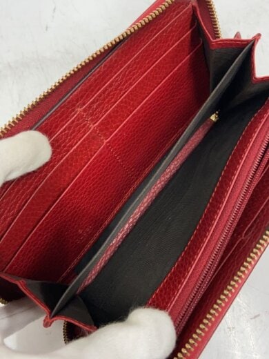 商品画像：ジップアラウンドウォレット_GGマーモント/レザー/RED/レディース 6