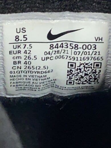 商品画像：MANOADOME/メノアドーム/ブラック/844358-003/26.5cm/BLK 5