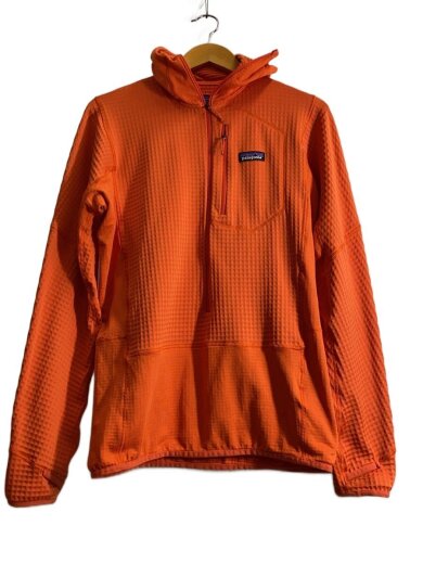 商品画像：R1プルオーバーフーディー/M/ポリエステル/ORN/40069// 1