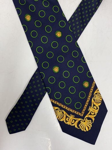 商品画像：ネクタイ/シルク/NVY/総柄/メンズ 2