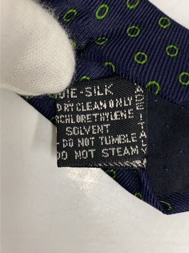 商品画像：ネクタイ/シルク/NVY/総柄/メンズ 6