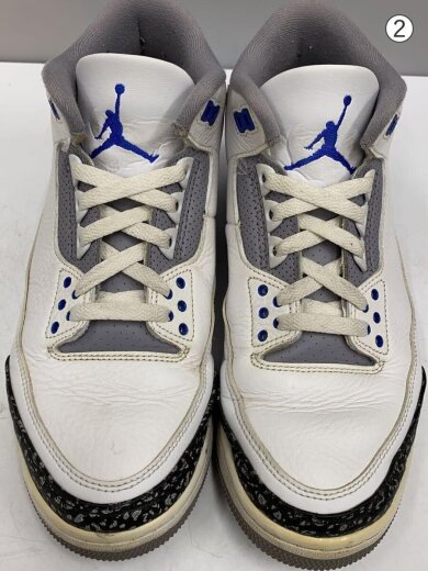 商品画像：AIR JORDAN 3 RETRO_エアジョーダン 3 レトロ/27cm/WHT 8