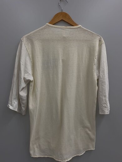 商品画像：ヘンリーネックカットソー/--/コットン/WHT 2