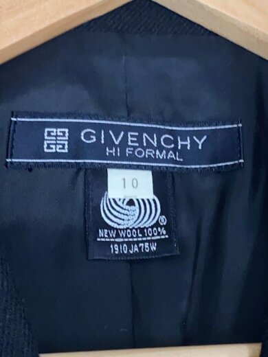 商品画像：ジャケット/10/ウール/BLK/無地/0603017-00 3