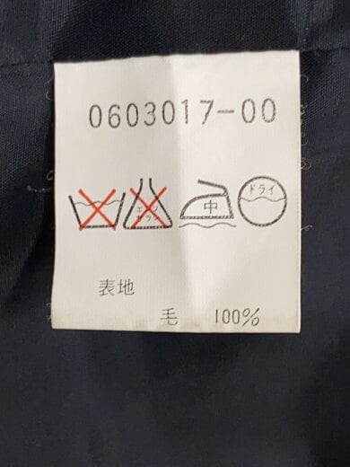 商品画像：ジャケット/10/ウール/BLK/無地/0603017-00 4