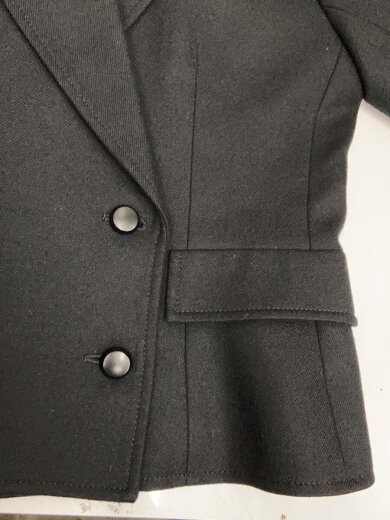商品画像：ジャケット/10/ウール/BLK/無地/0603017-00 7