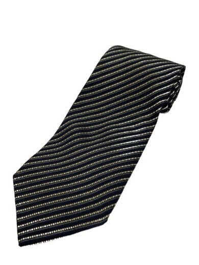 商品画像：ネクタイ/シルク/BLK/メンズ 1