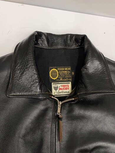 商品画像：レザージャケット・ブルゾン/40/馬革/BLK/rough wear clothing leatherJK 7