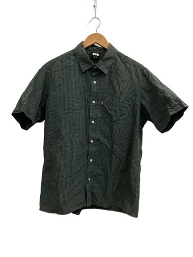 商品画像：半袖シャツ/L/コットン/GRN/チェック 1