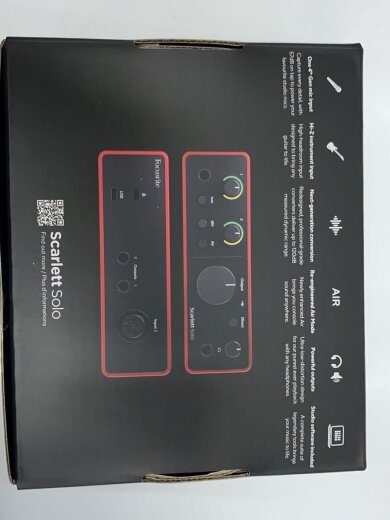 商品画像：Scarlett Solo (gen. 4) 楽器周辺機器その他/Scarlett Solo (gen. 4) 6
