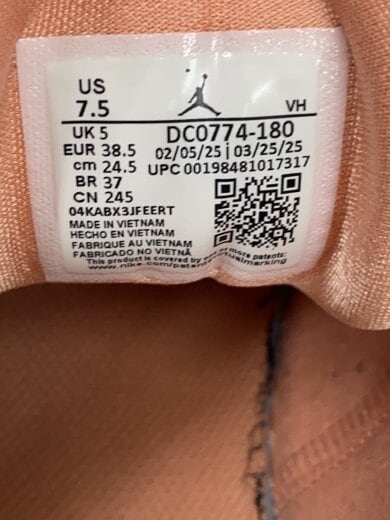 商品画像：AIR JORDAN 1 LOW_エア ジョーダン 1 ロー/24.5cm/PNK/レザー 5