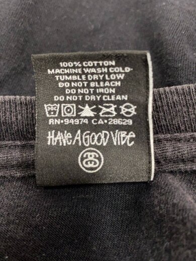 商品画像：Tシャツ/M/コットン/BLK 4