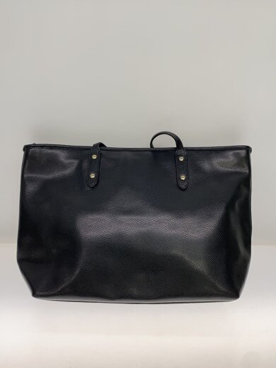 商品画像：トートバッグ/レザー/BLK/無地/シティージップ// 2