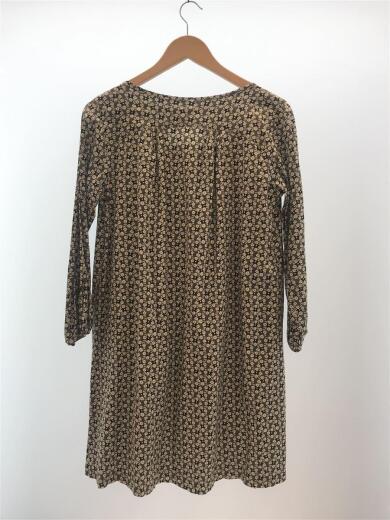 画像：Hug O Warリバティ/ボタン欠損/長袖ワンピース/--/コットン/BLK/花柄2