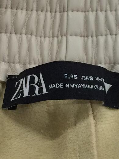 画像：ZARAFAUX LEATHER SLOUCHY TROUSERS/S/フェイクレザー/CRM/5427/253/7334