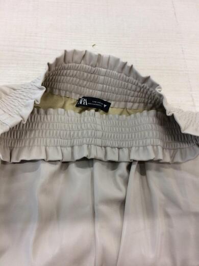 画像：ZARAFAUX LEATHER SLOUCHY TROUSERS/S/フェイクレザー/CRM/5427/253/7335