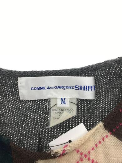 画像：COMME des GARCONS SHIRTパッチワークニット/W17511/セーター(厚手)/M/ウール/マルチカラー3