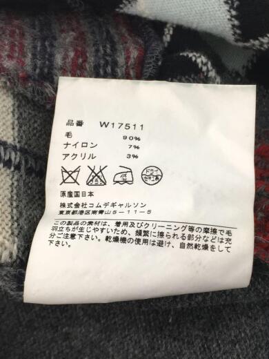 画像：COMME des GARCONS SHIRTパッチワークニット/W17511/セーター(厚手)/M/ウール/マルチカラー4